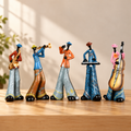 Jazz Band Musician Figurine Set